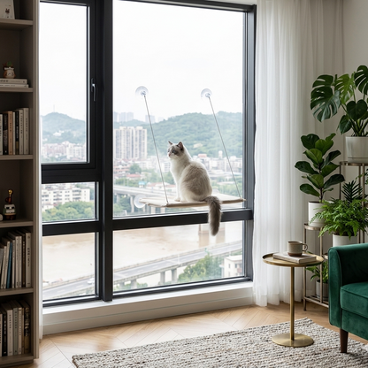 Le Hamac'chat – Son coin soleil préféré ☀️🐈