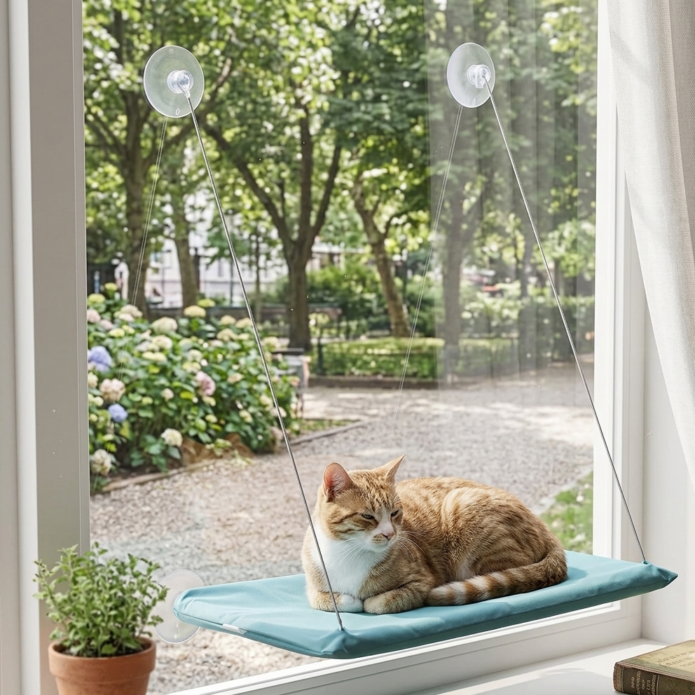 Le Hamac'chat – Son coin soleil préféré ☀️🐈