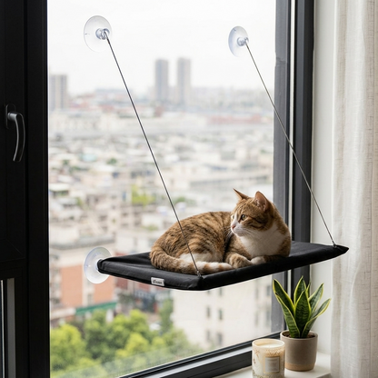 Le Hamac'chat – Son coin soleil préféré ☀️🐈