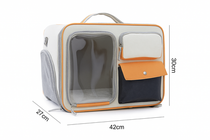 Sac de transport respirant pour chat et petit chien